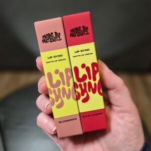 Made by Mitchell Lip Sync Matte Lip Cream Blossom'd & Sour Cherry Set